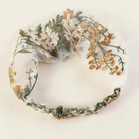Floral Sheer Headband - Picture 3 of 6
